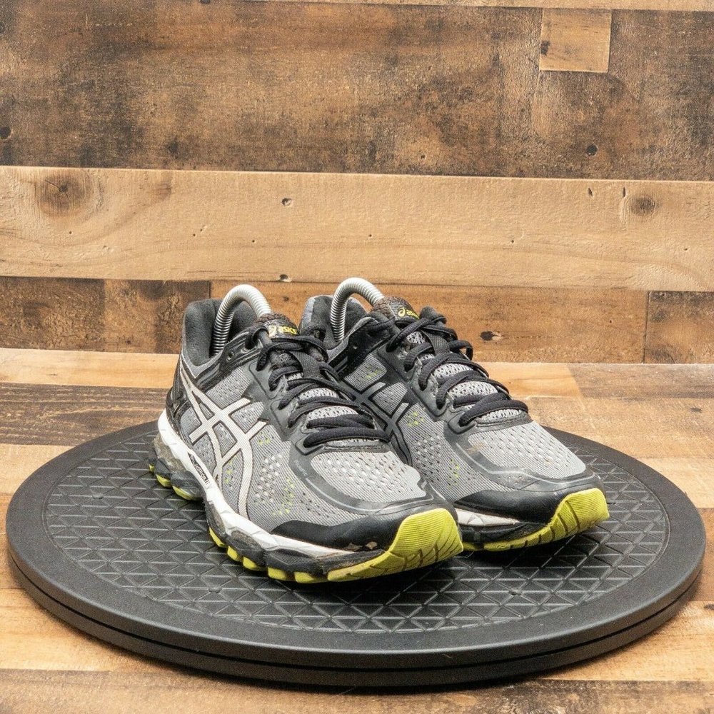 Asics Gel Kayano 22 Men's Athletic Shoes Sneaker Running Walking Black Gray Sz 7